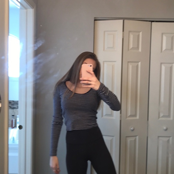 Navy and white striped shirt - Picture 5 of 5